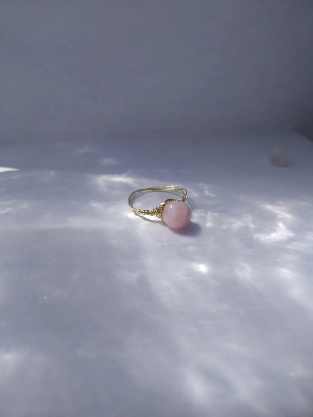Rose Quartz Glow Ring