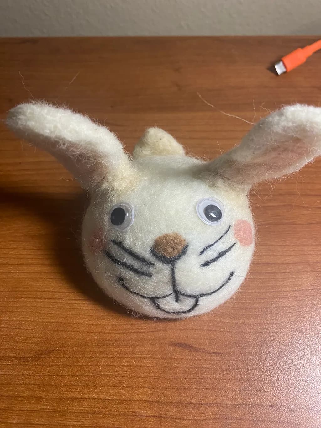 Needlefelt Bunny Head