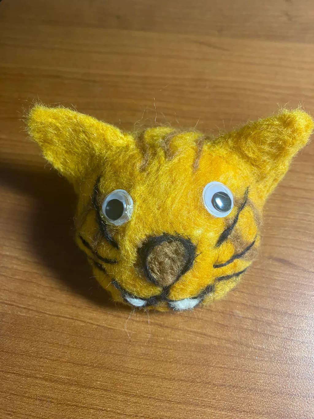 Felted Tiger Head