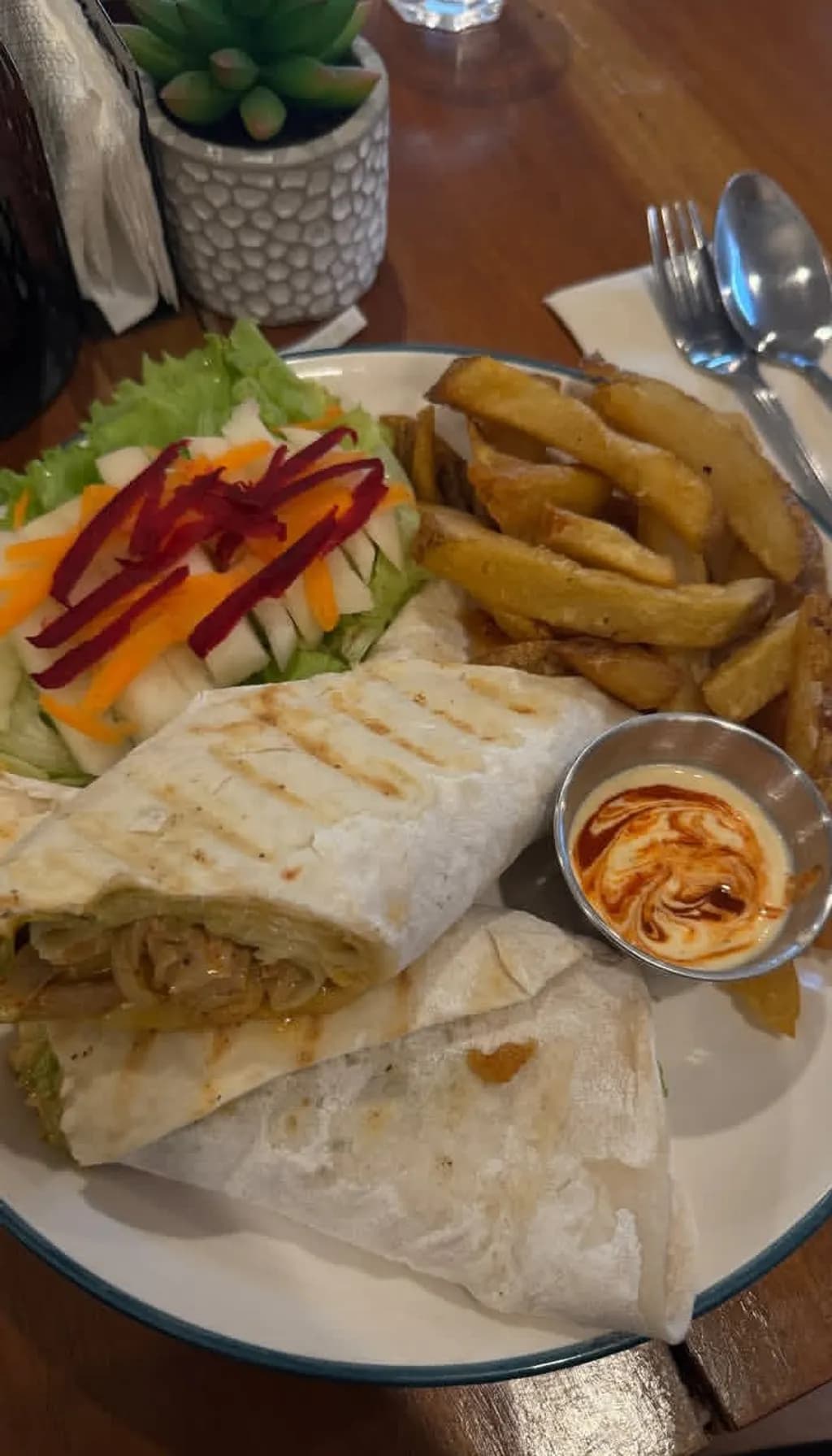 Grilled Wrap Combo