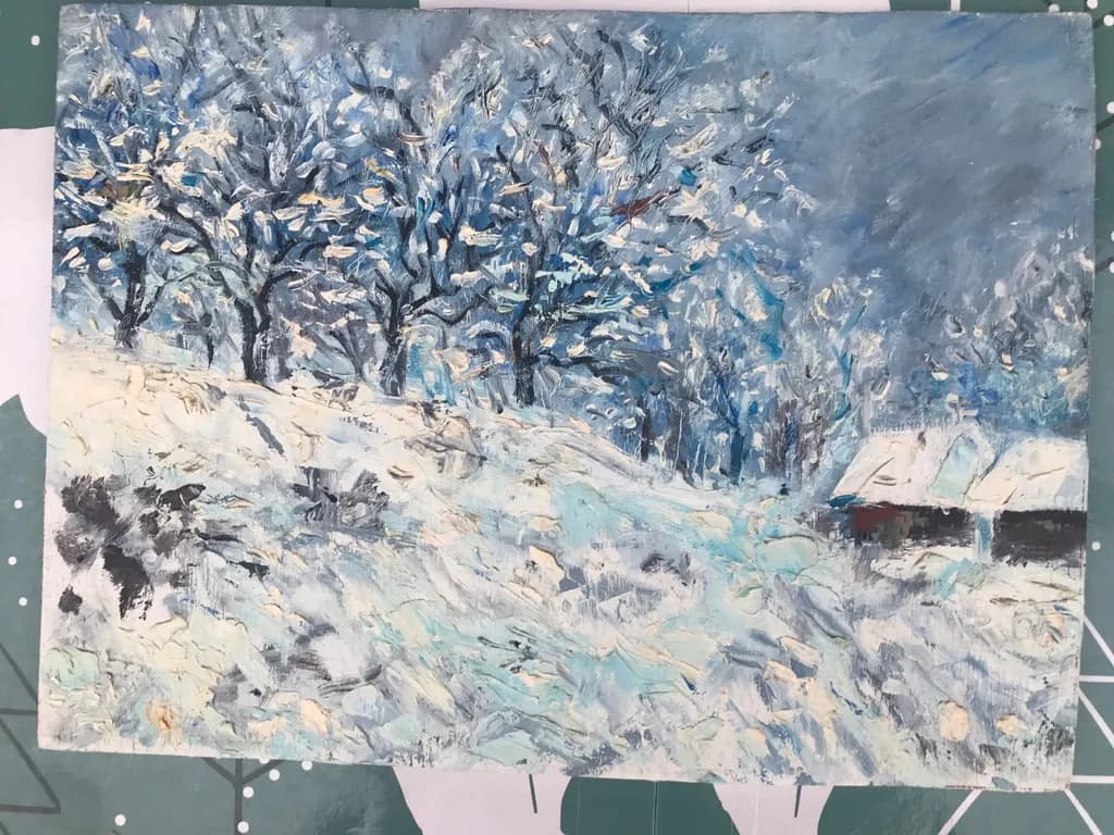 Snowy Winter Cottage