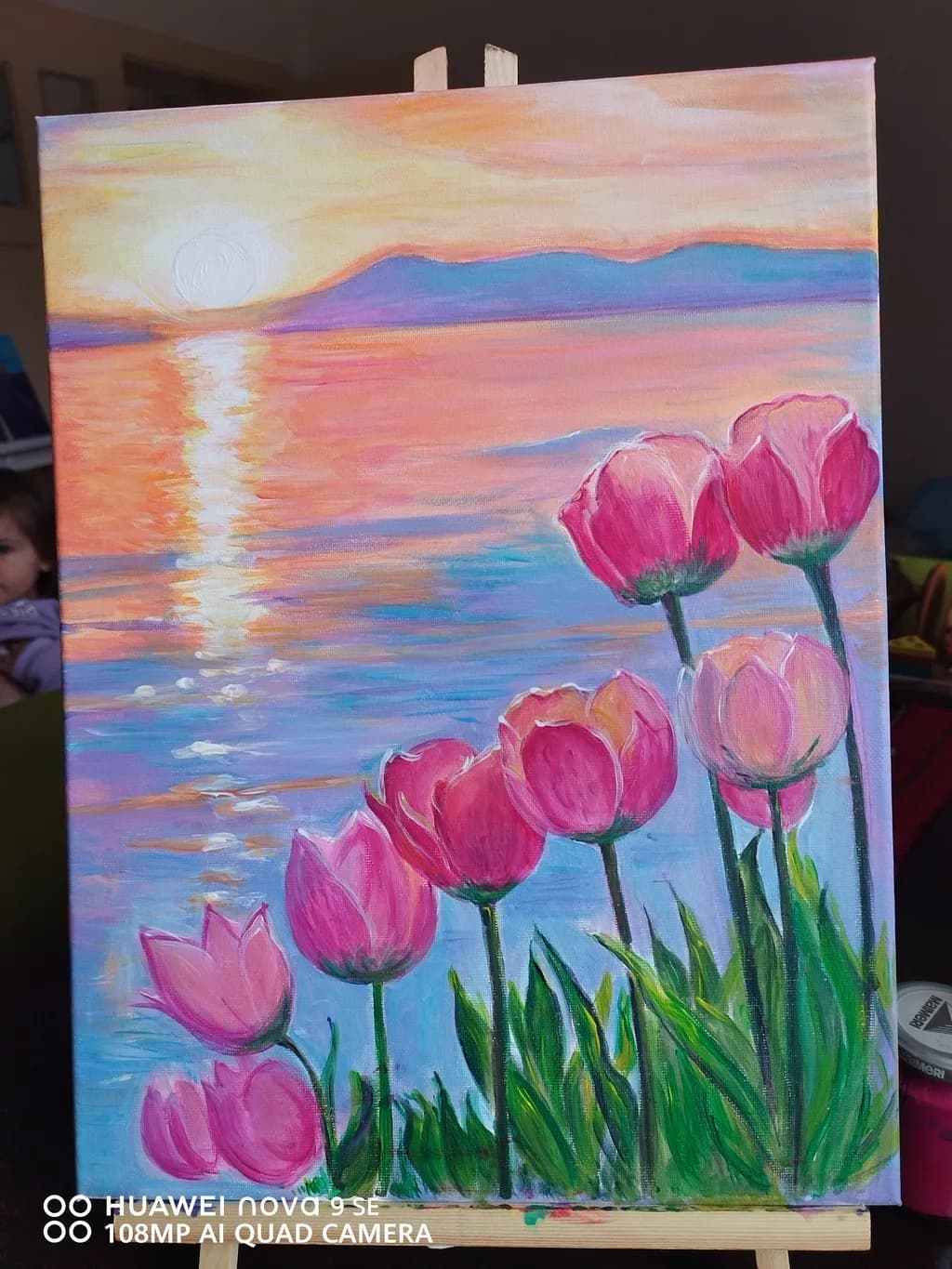 Sunset Tulip Glow