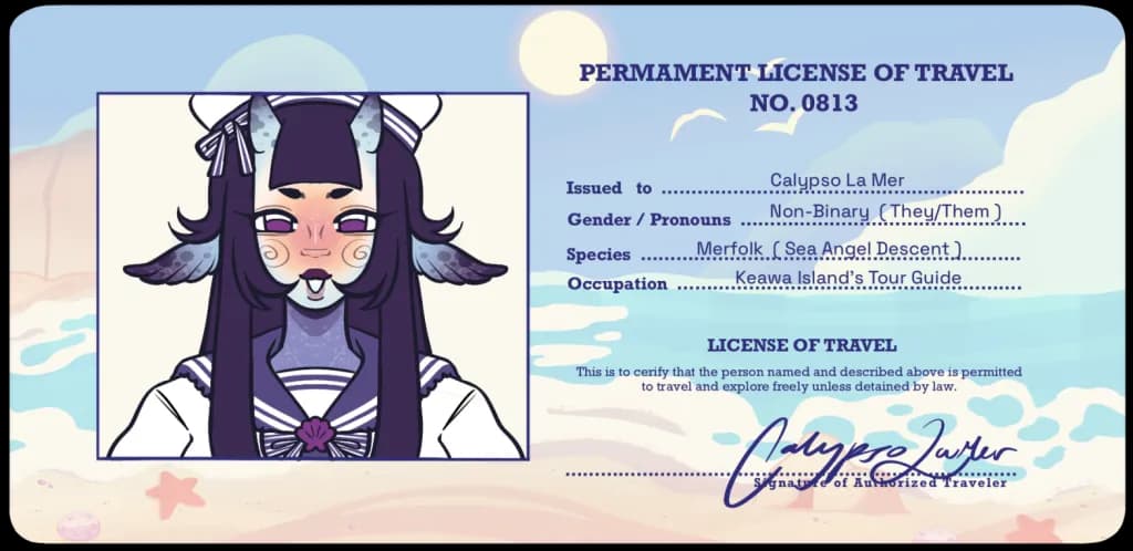 Calypso La Mer ID