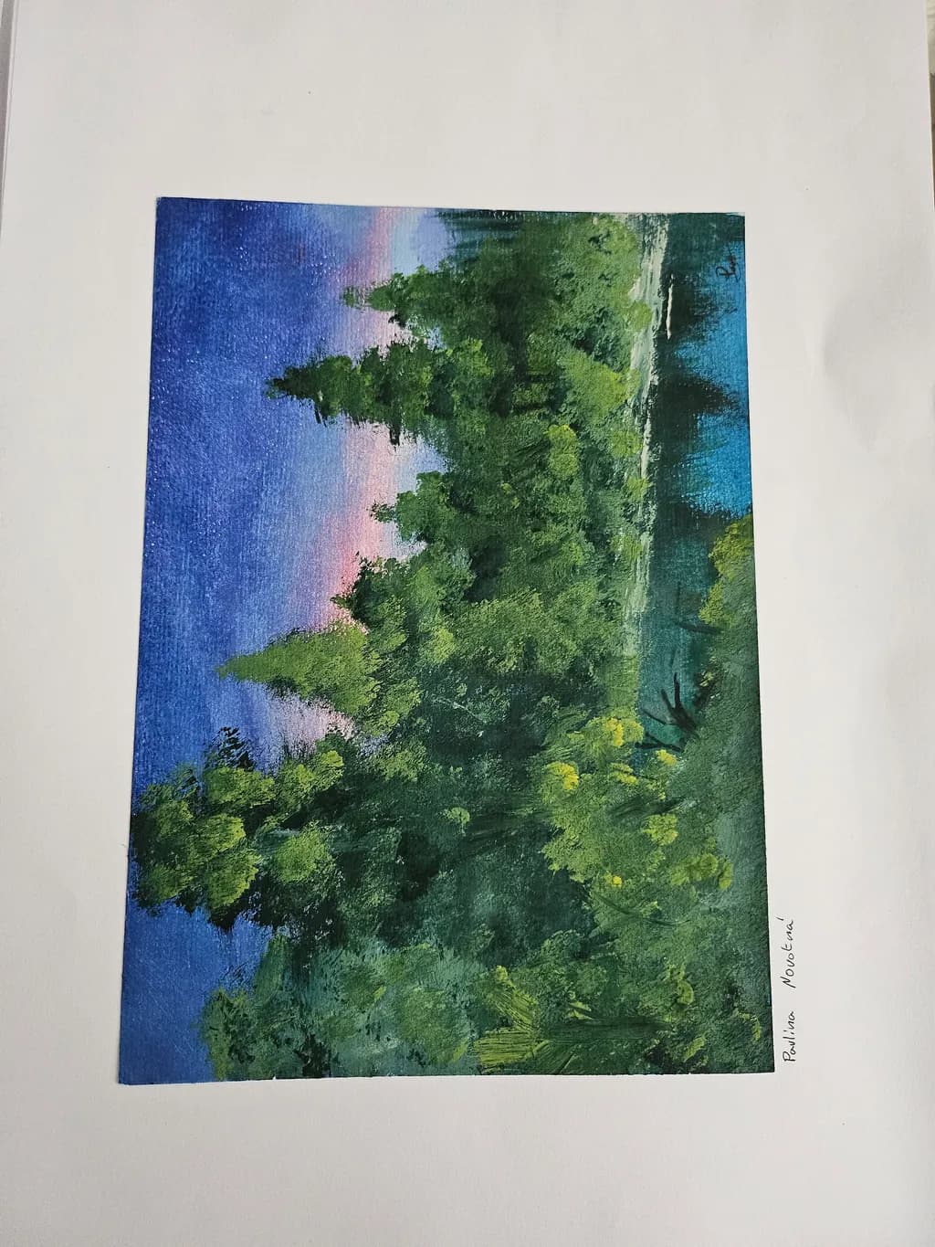 Evening Pines