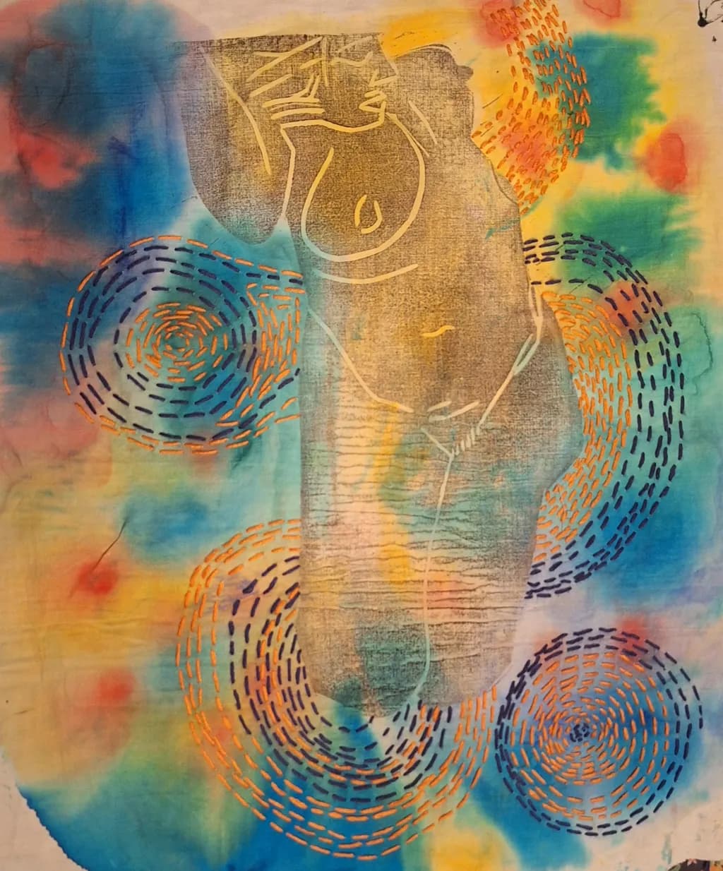 Abstract Embrace
