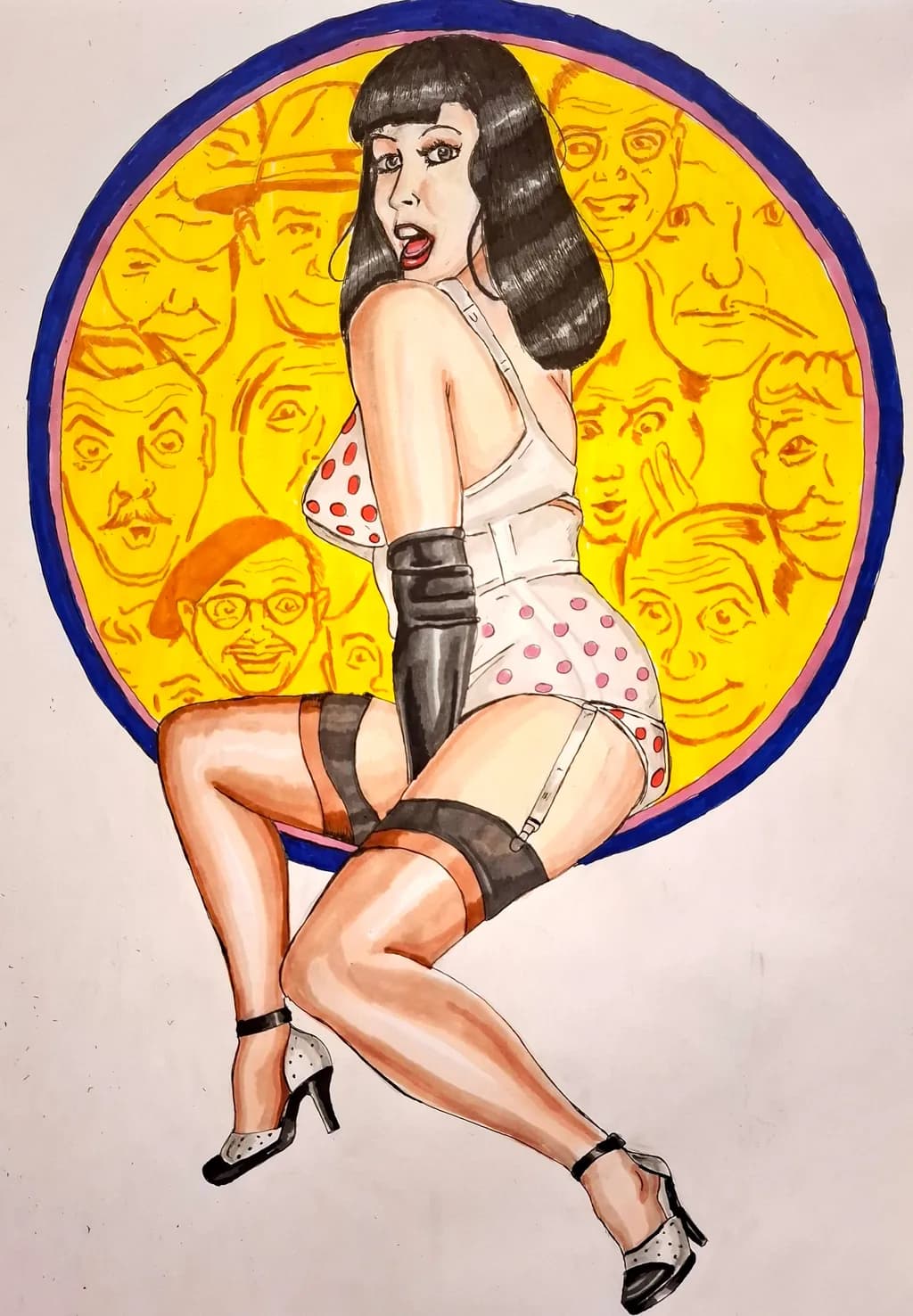 Polka-Dot Pinup