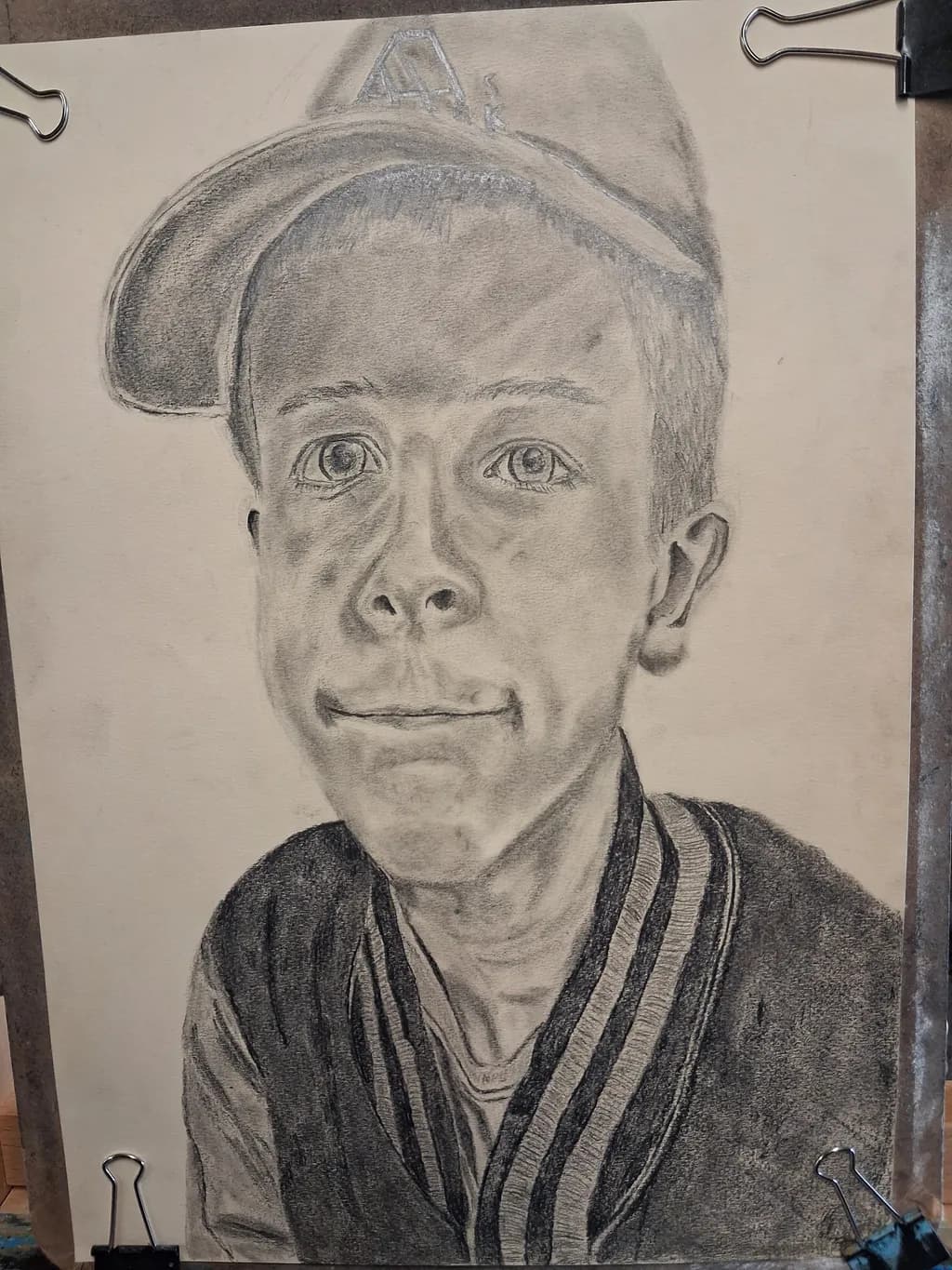 Boy with Cap Portrait