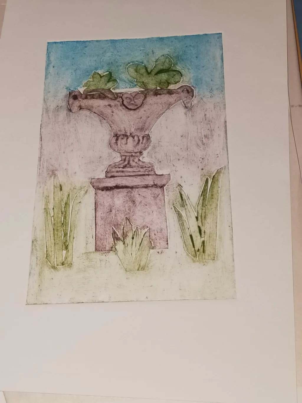 Garden Urn Relief