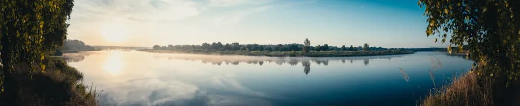 Misty River Horizon