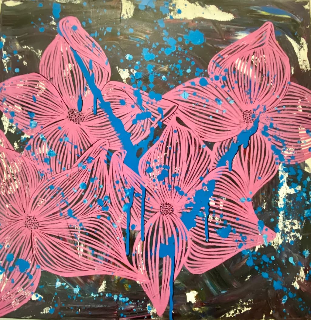 Pink Bloom Burst