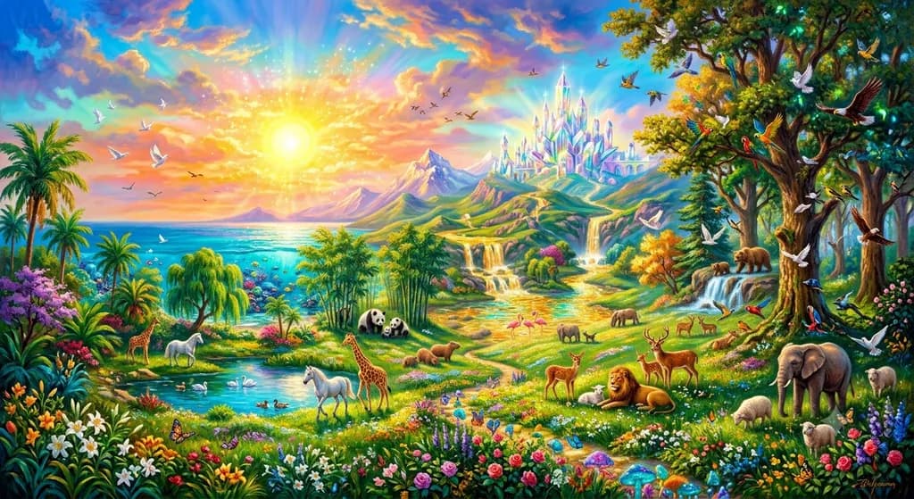 Heavenly Landscape View