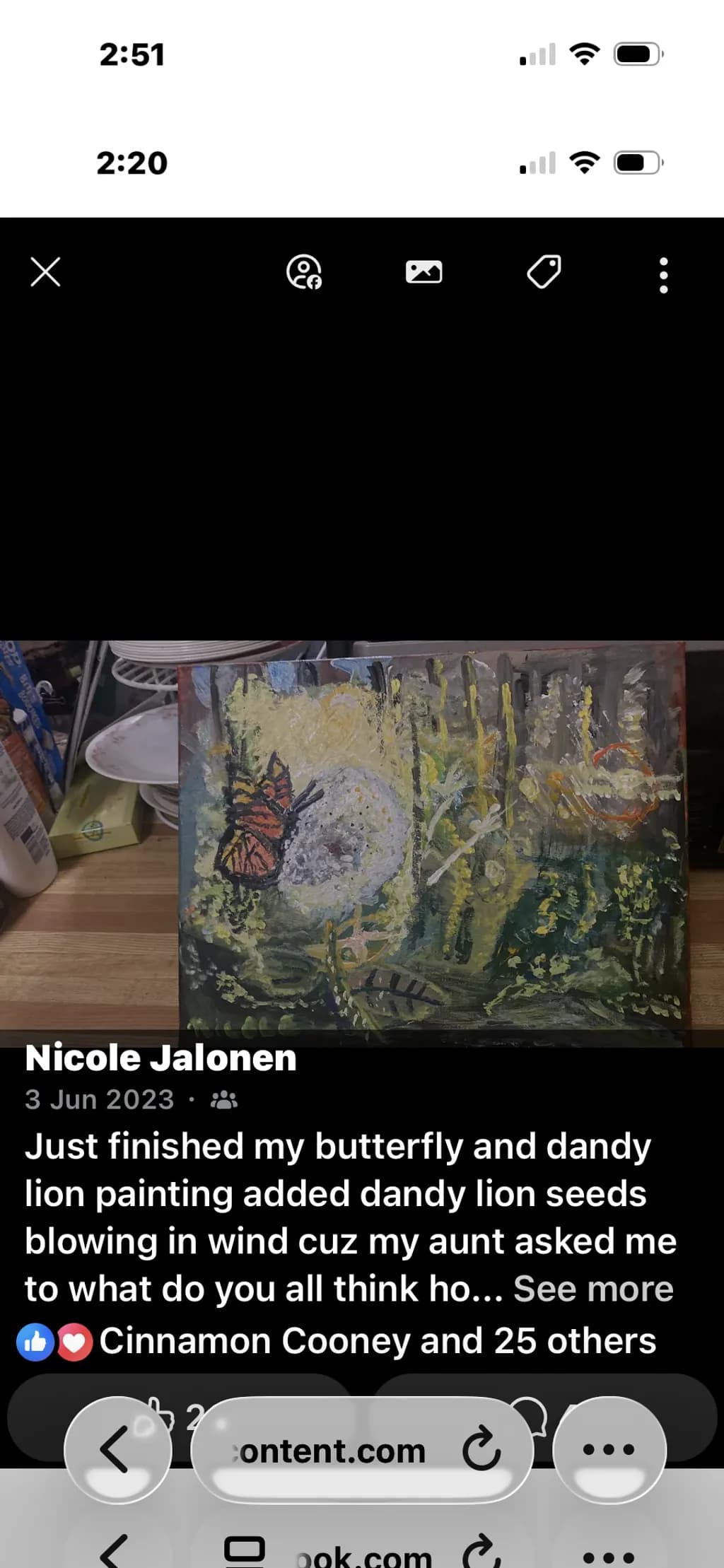 Butterfly and Dandelion Breeze