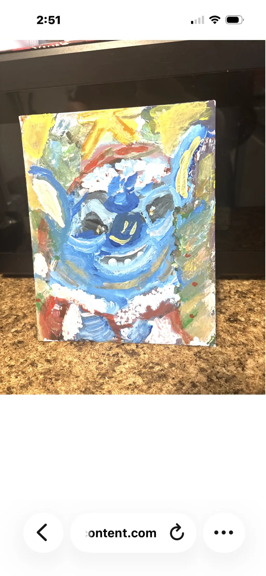 Blue Smile Character