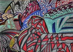 Intricate Geometric Textile