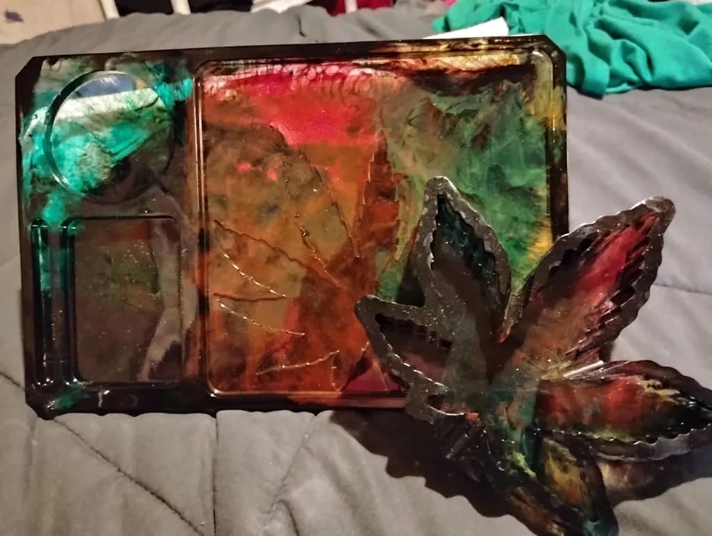 Autumn Resin Tray