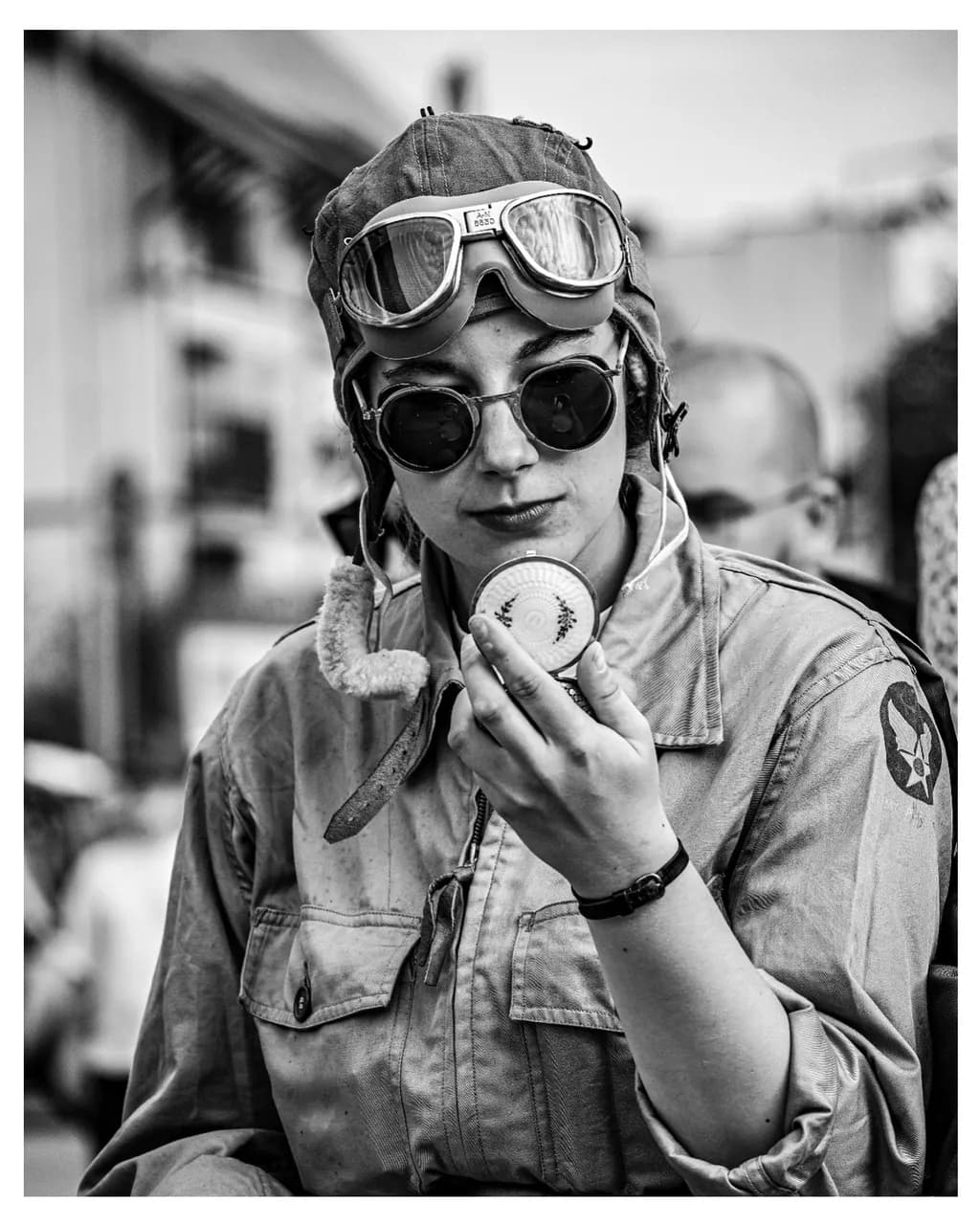 Retro Aviator Reflection
