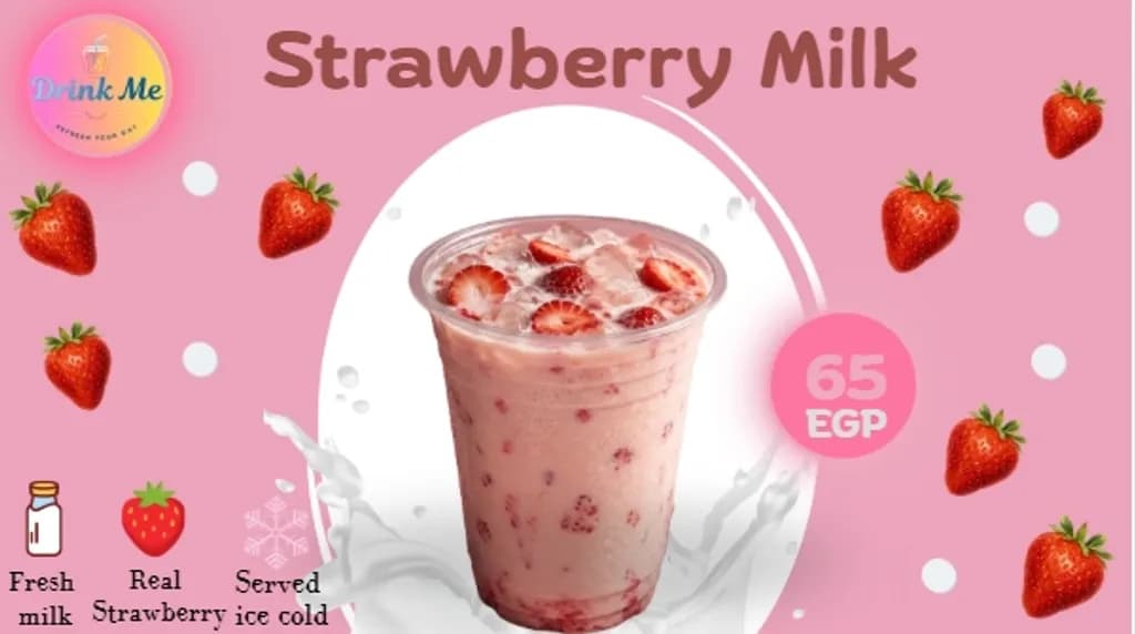 Strawberry Milk Refreshment