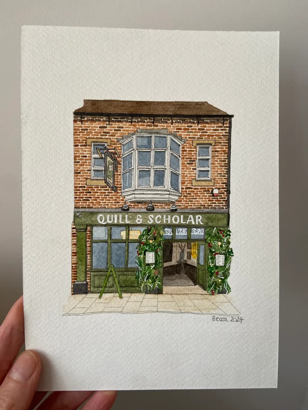 Quill & Scholar Facade