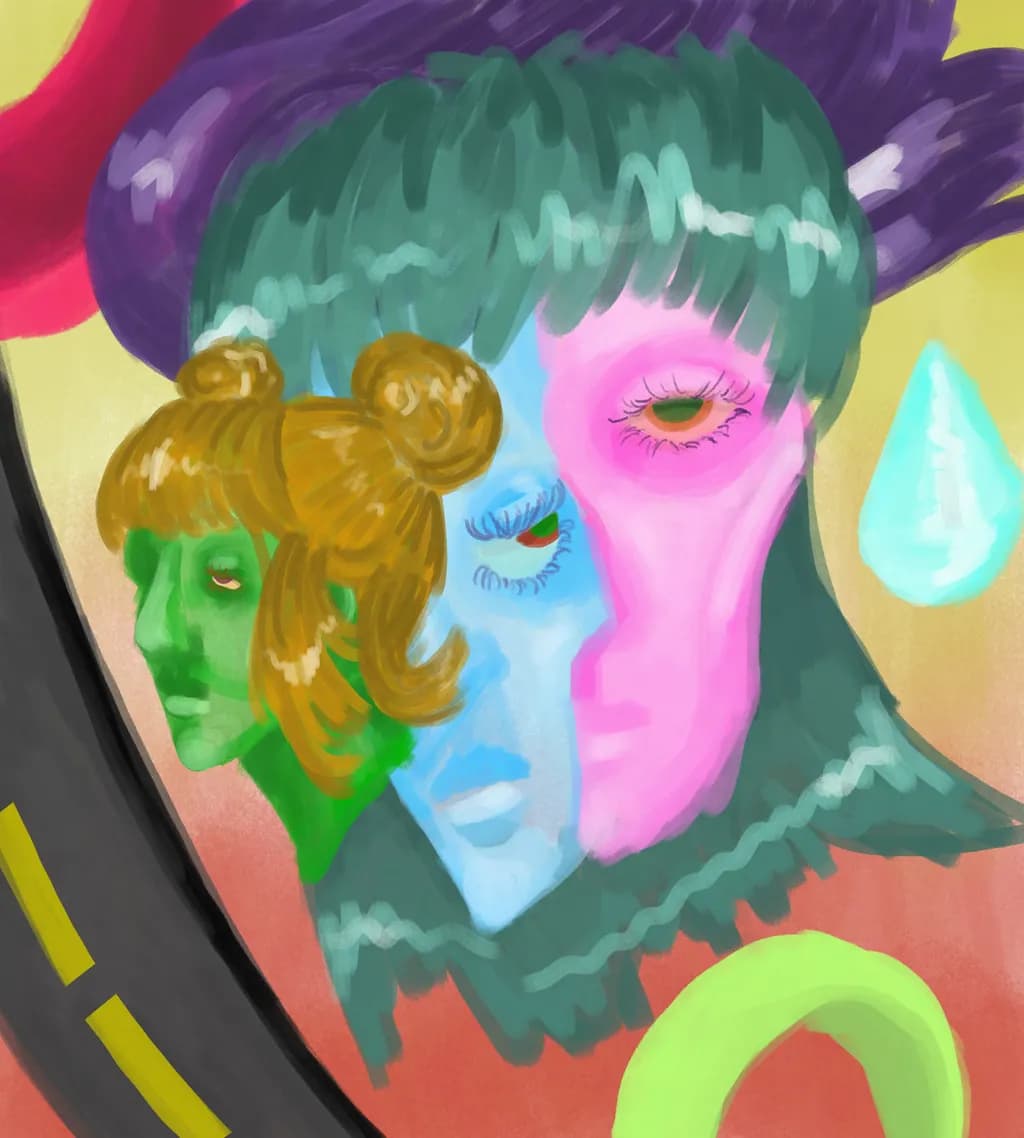 Triptych Faces