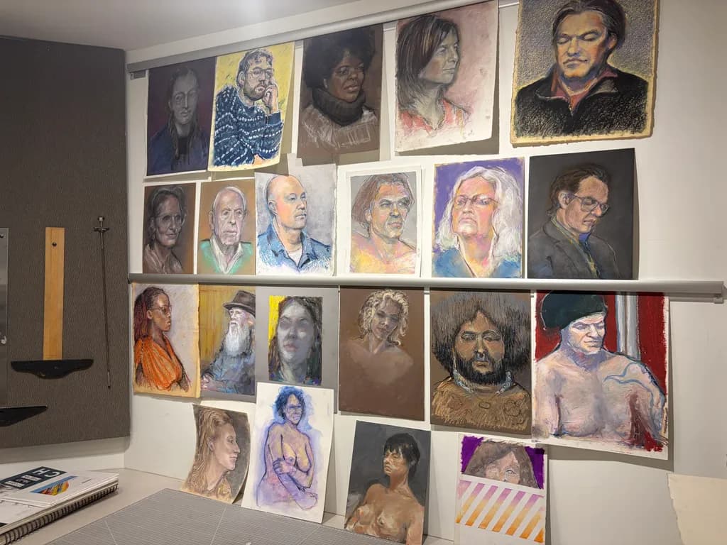 Portrait Study Wall