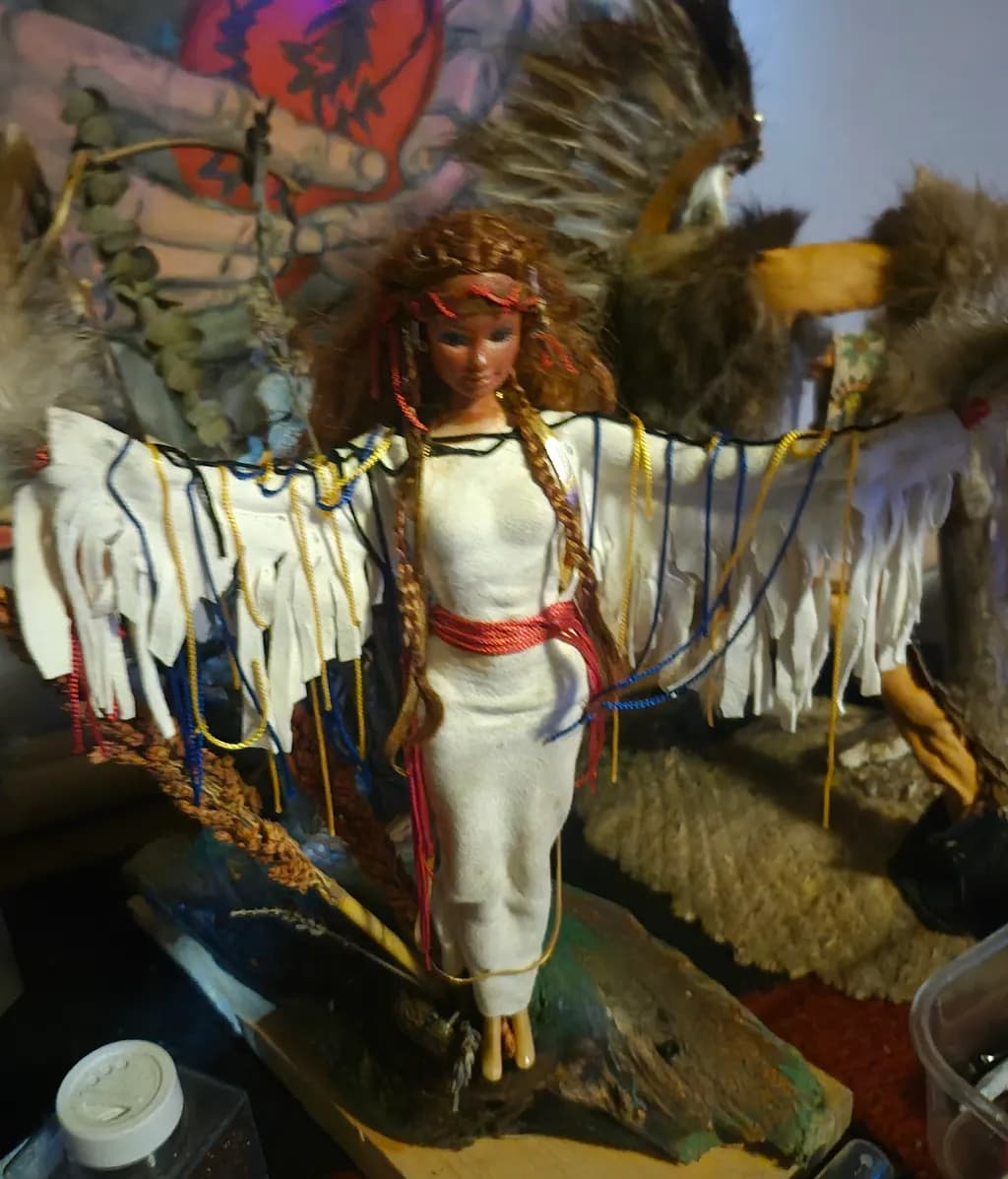 Feathered Spirit Doll