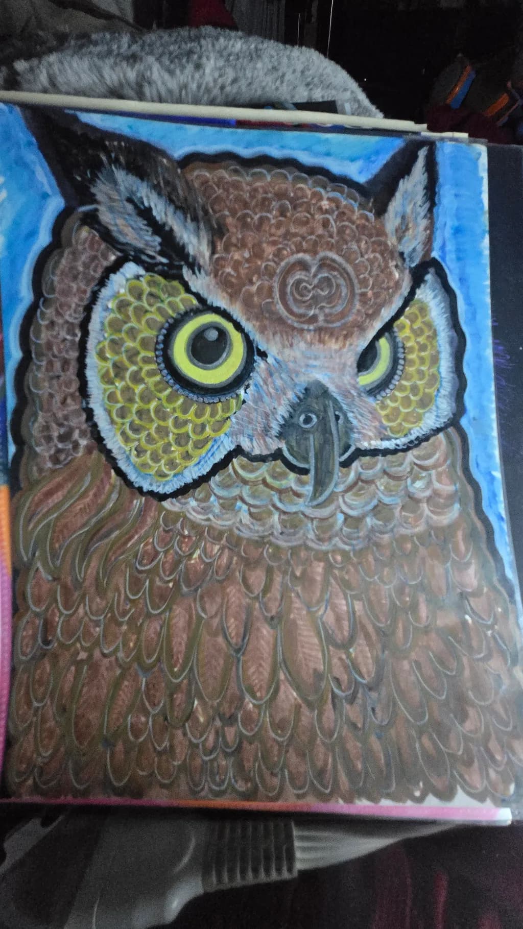 Golden Gaze Owl