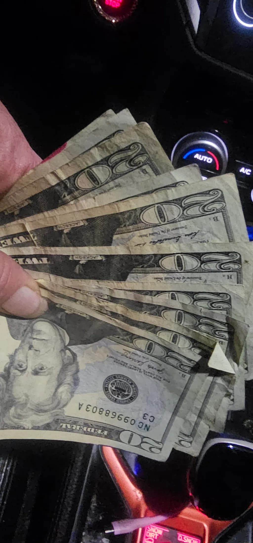 Fanned Bills