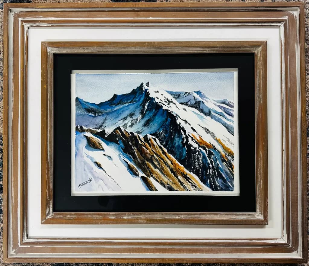 Snow-Capped Ridge