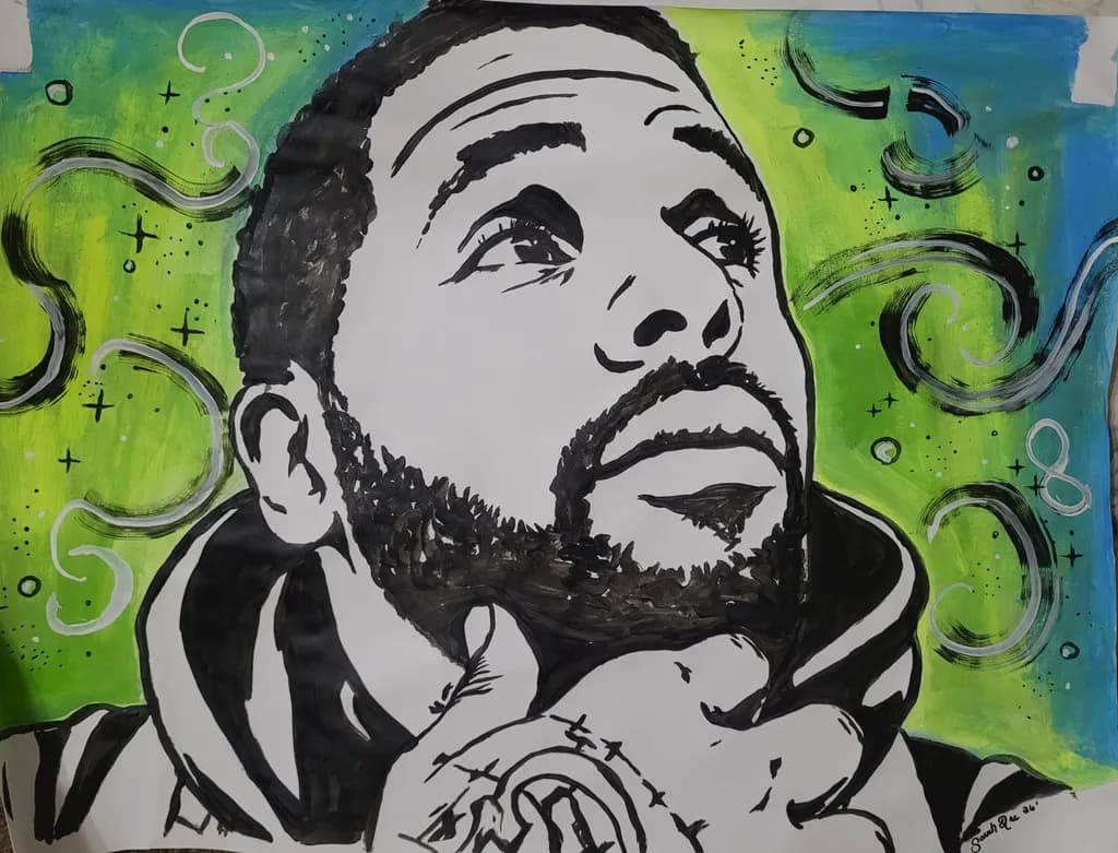 Green Beard Portrait