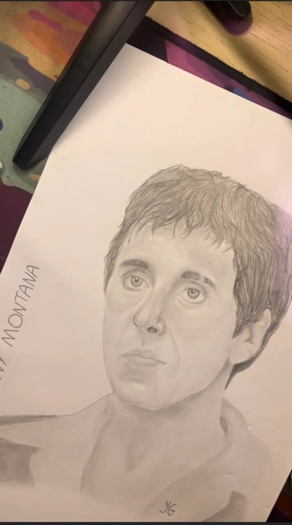Tony Montana Portrait