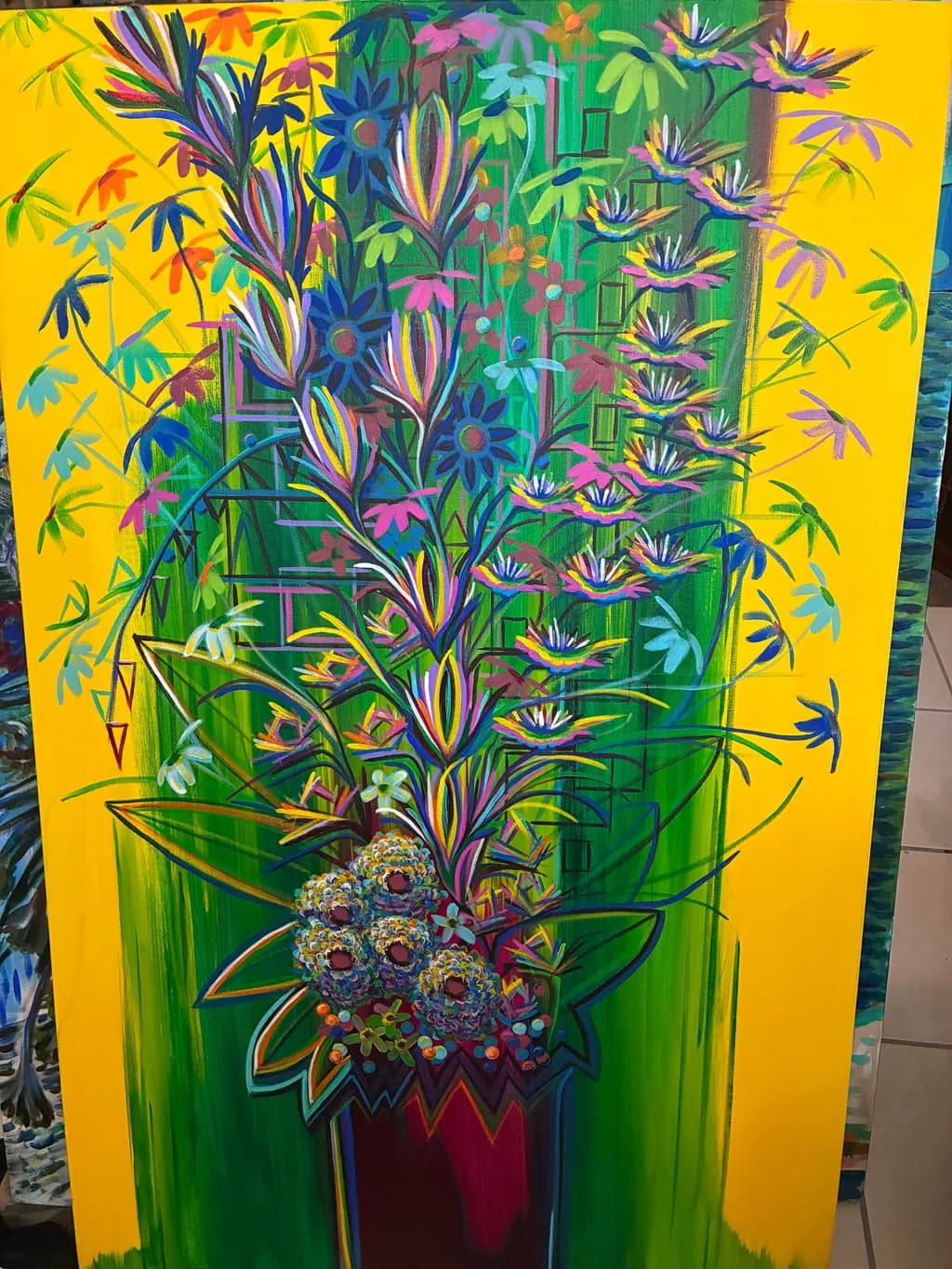 Neon Bloomscape