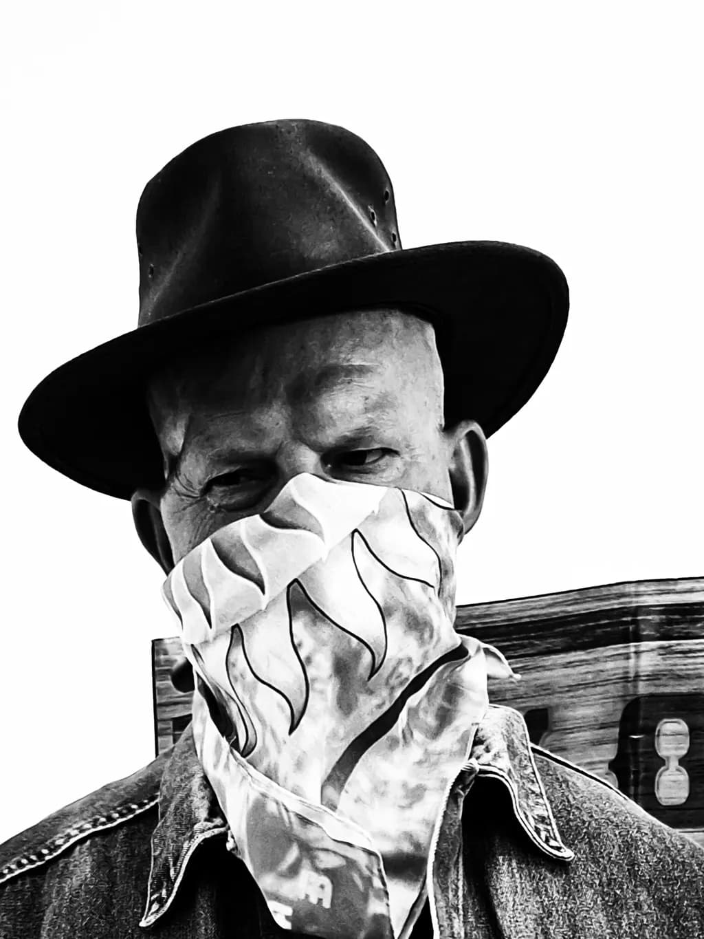 Flame Bandana Portrait