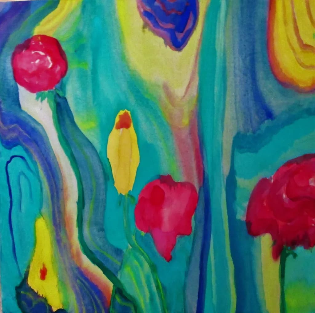 Flowers in Wood
