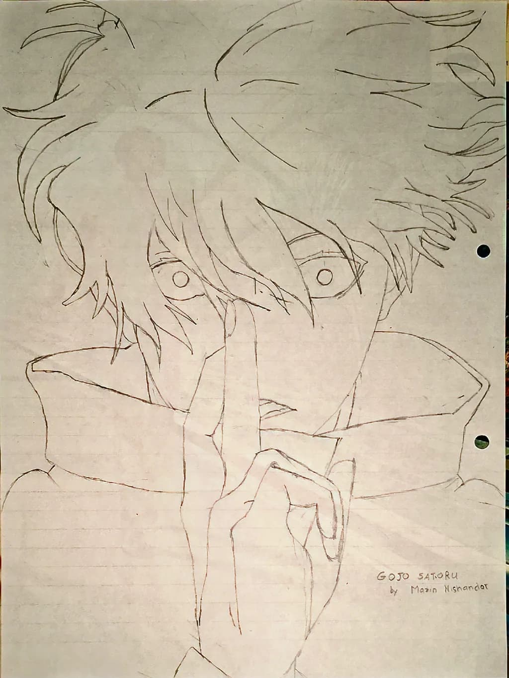 Gojo Satoru Gesture