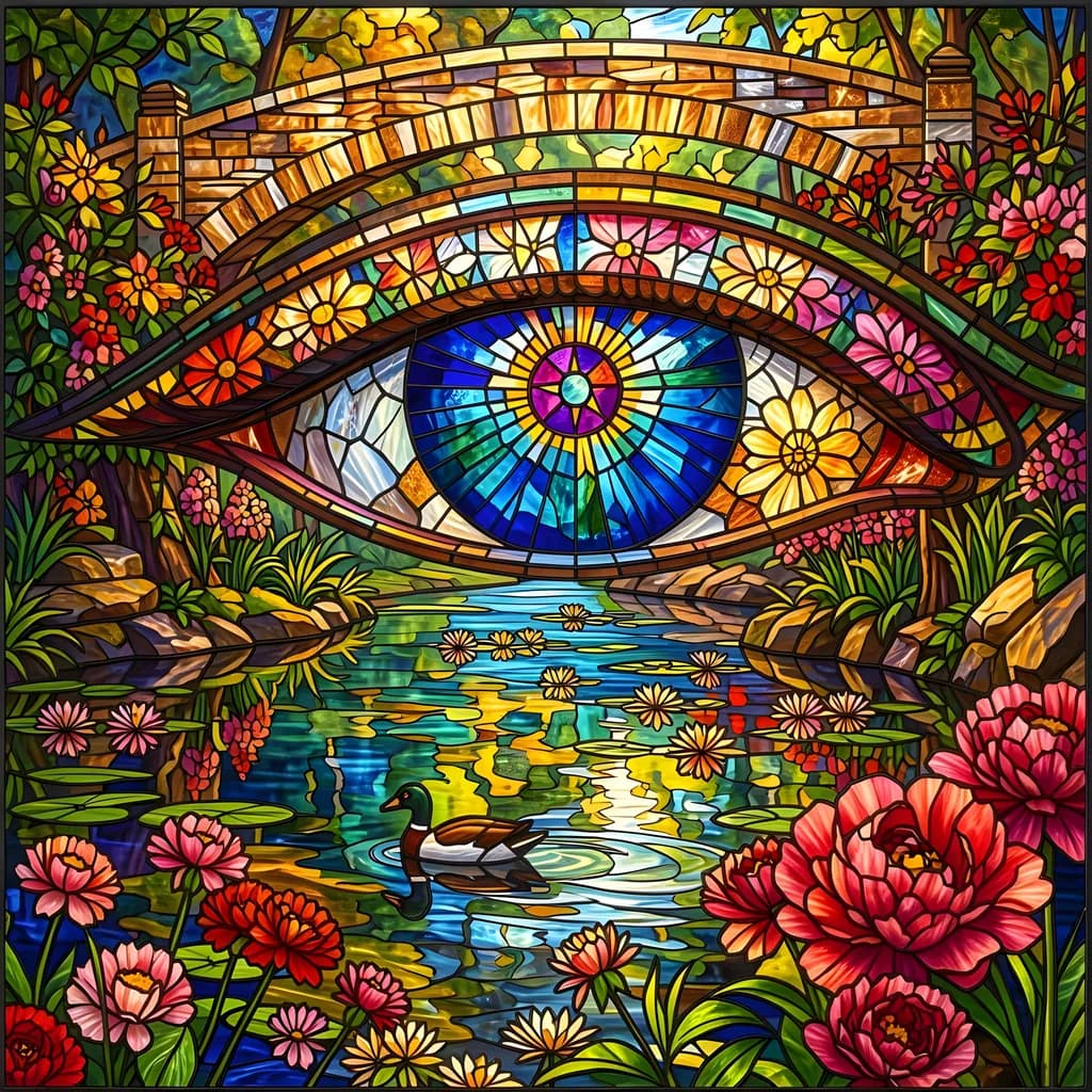 Garden Eye Reflection