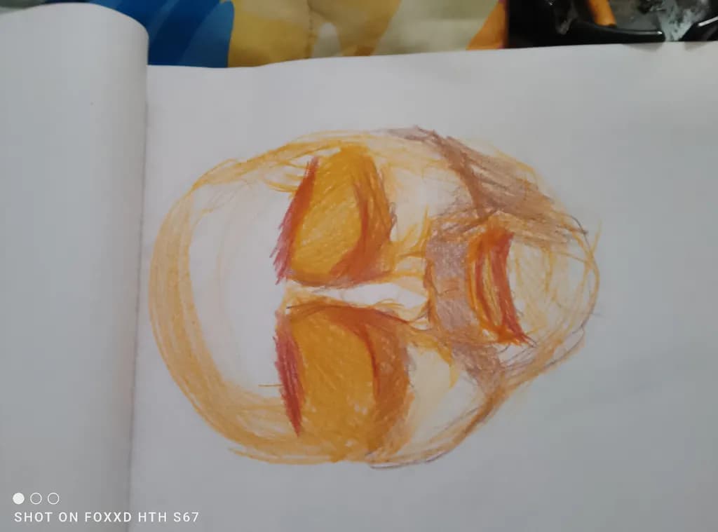 Abstract Expression Face