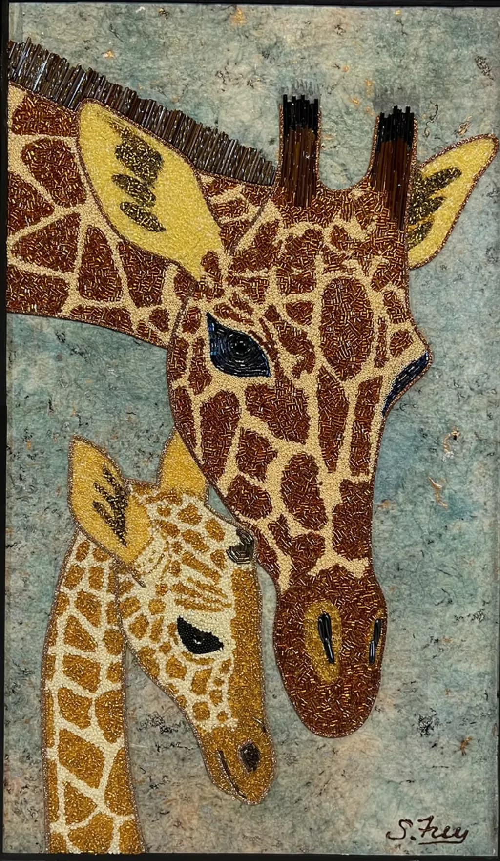 Giraffe Embrace