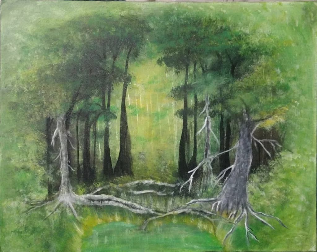 Forest Roots Reflection