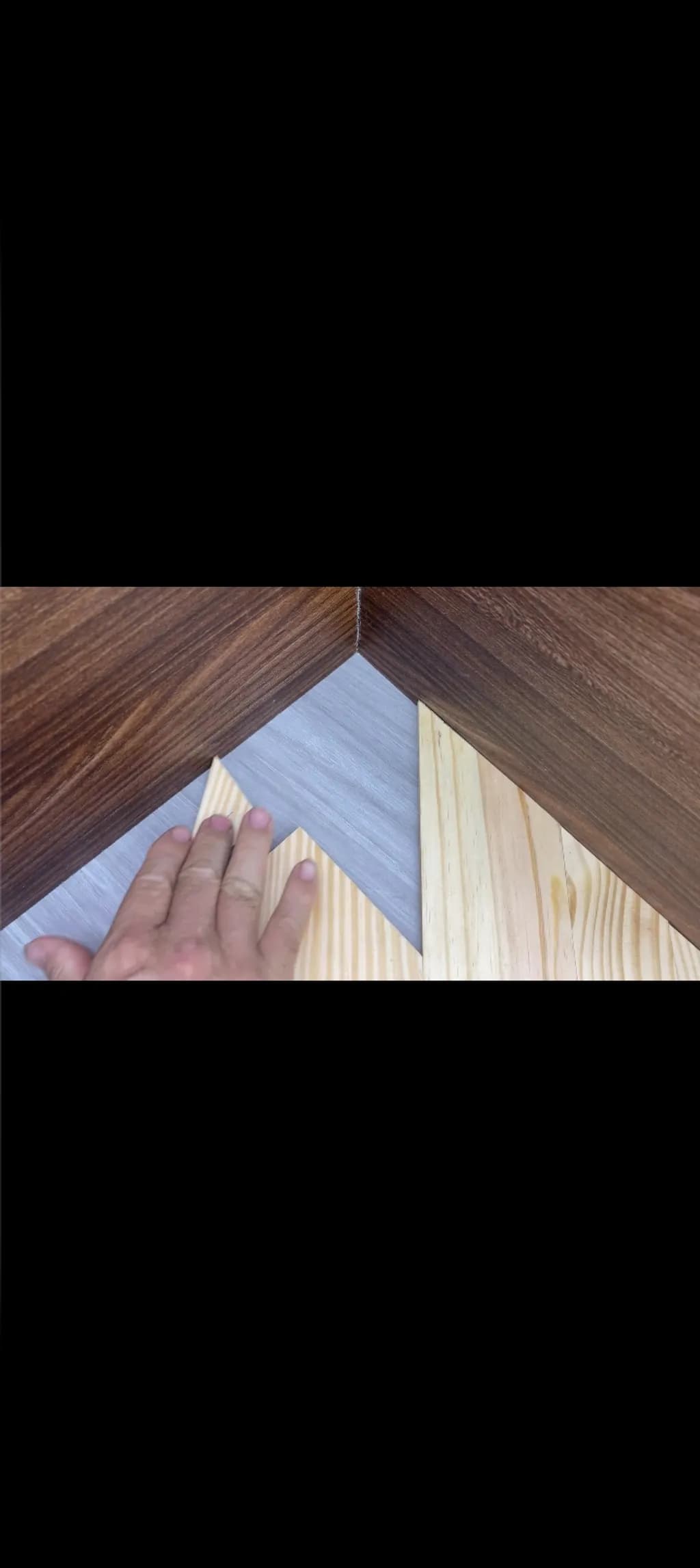 Corner Wood Mosaic