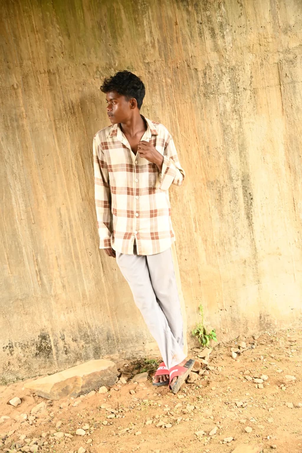Contemplation Against the Wall