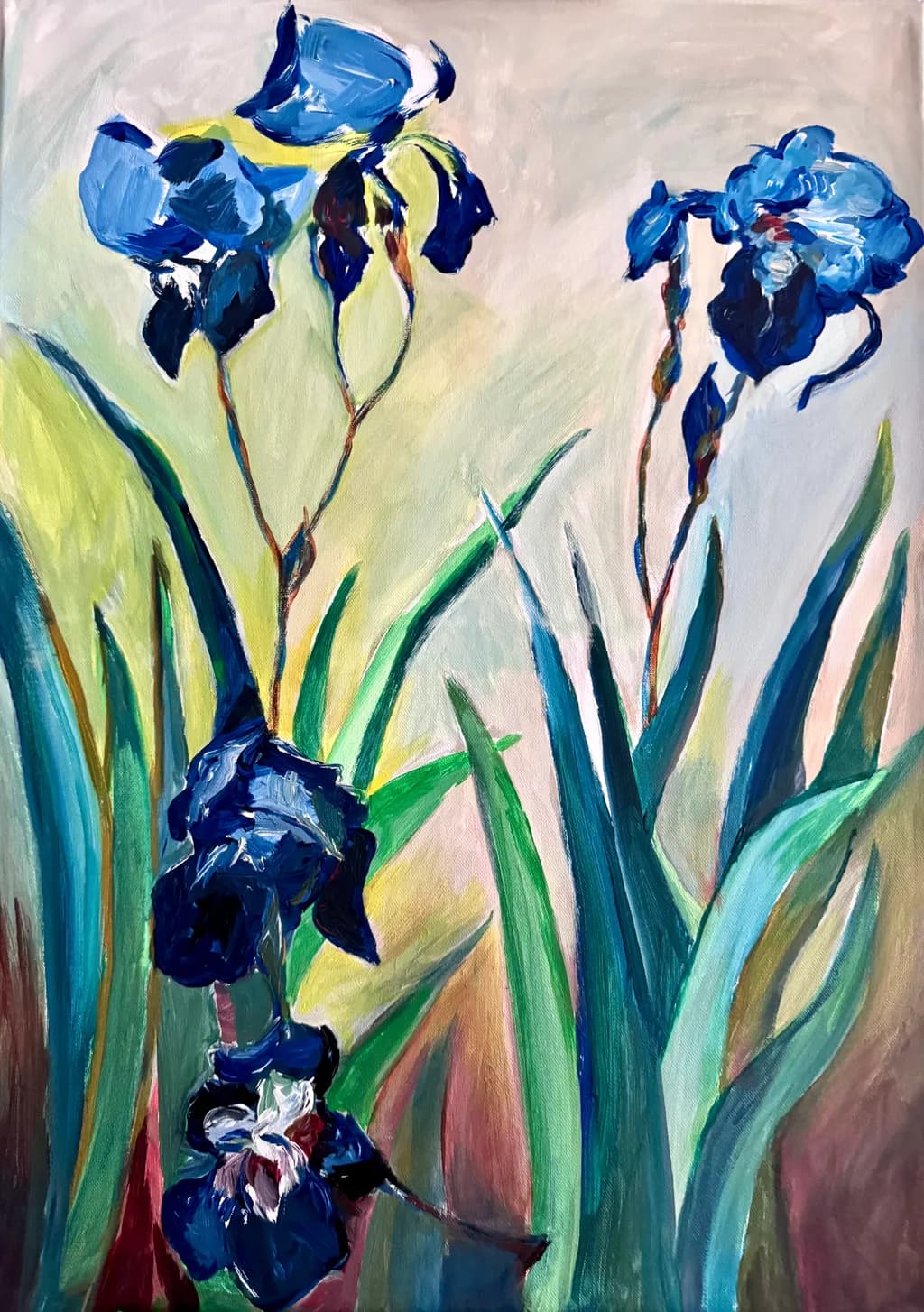 Blue Iris Bloom