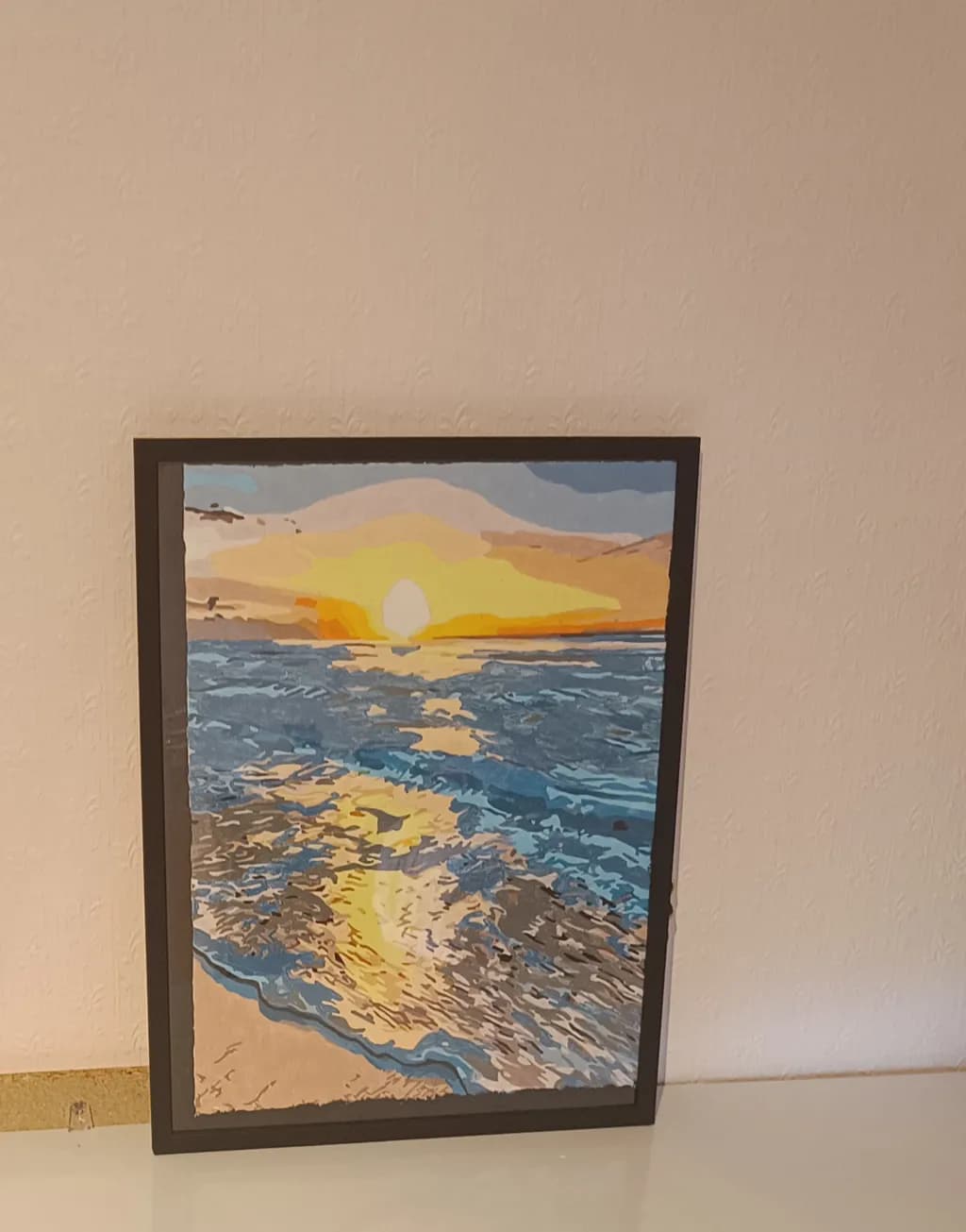 Ocean Sunset Reflection