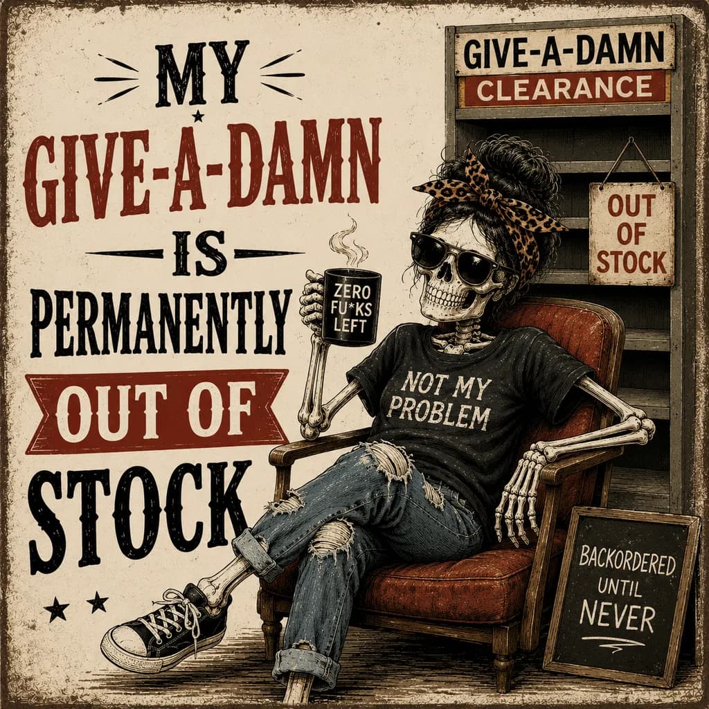 Out of Stock Attitude