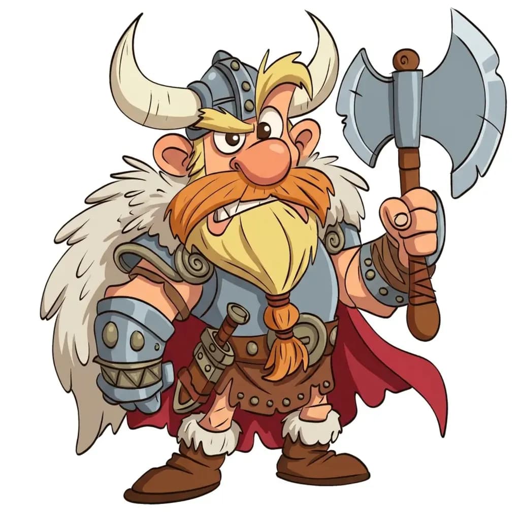 Fierce Viking Warrior