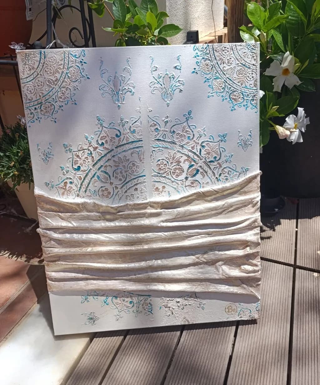 Textured Mandala Layers