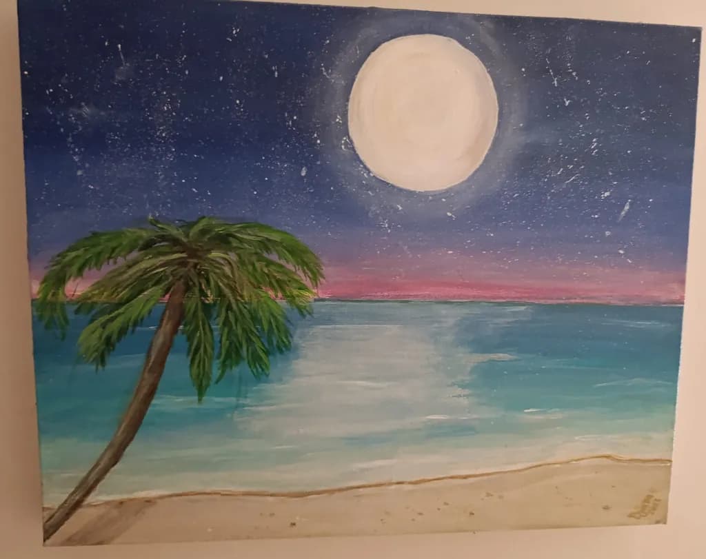 Moonlit Shoreline