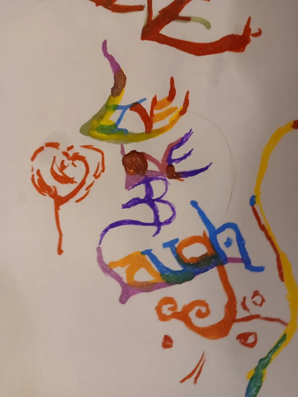 Colorful Abstract Ink