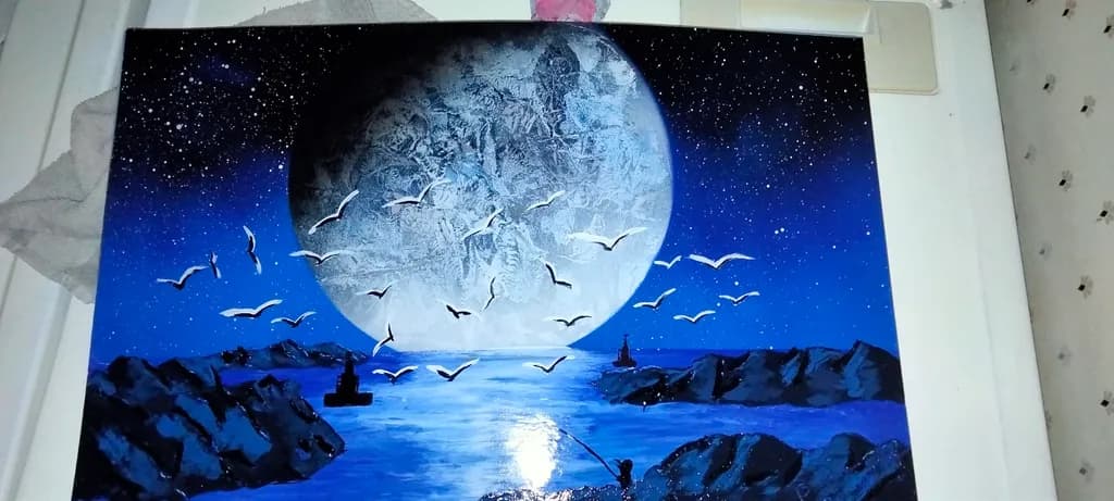 Moonlit Flight