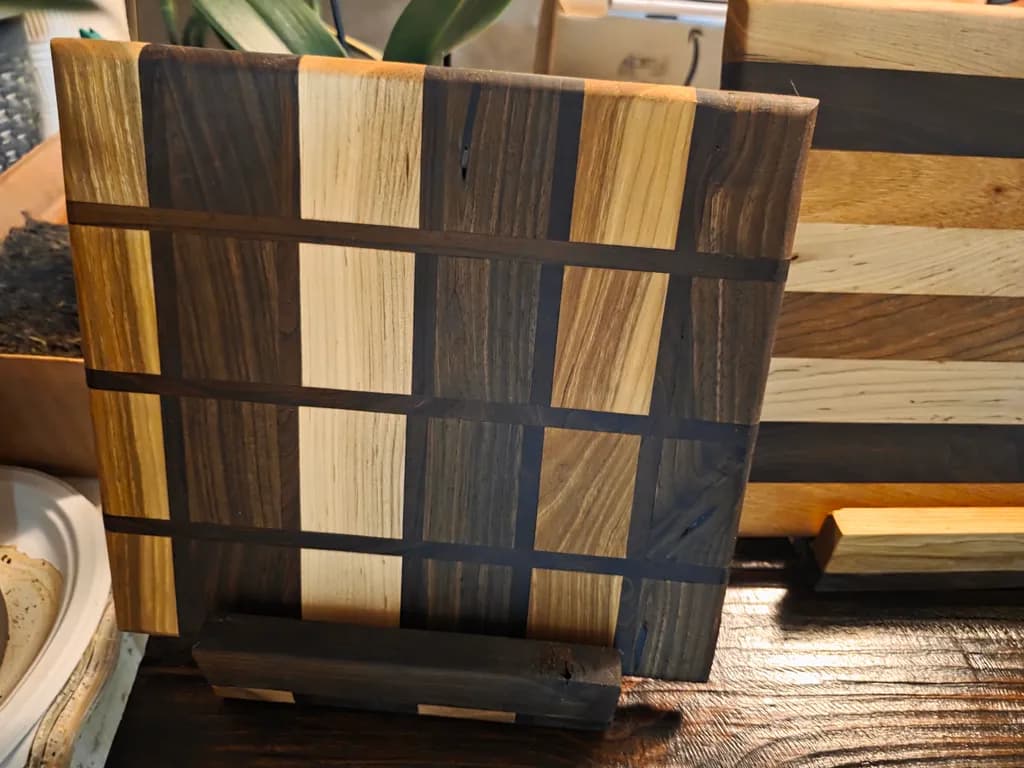 Striped Wood Mosaic