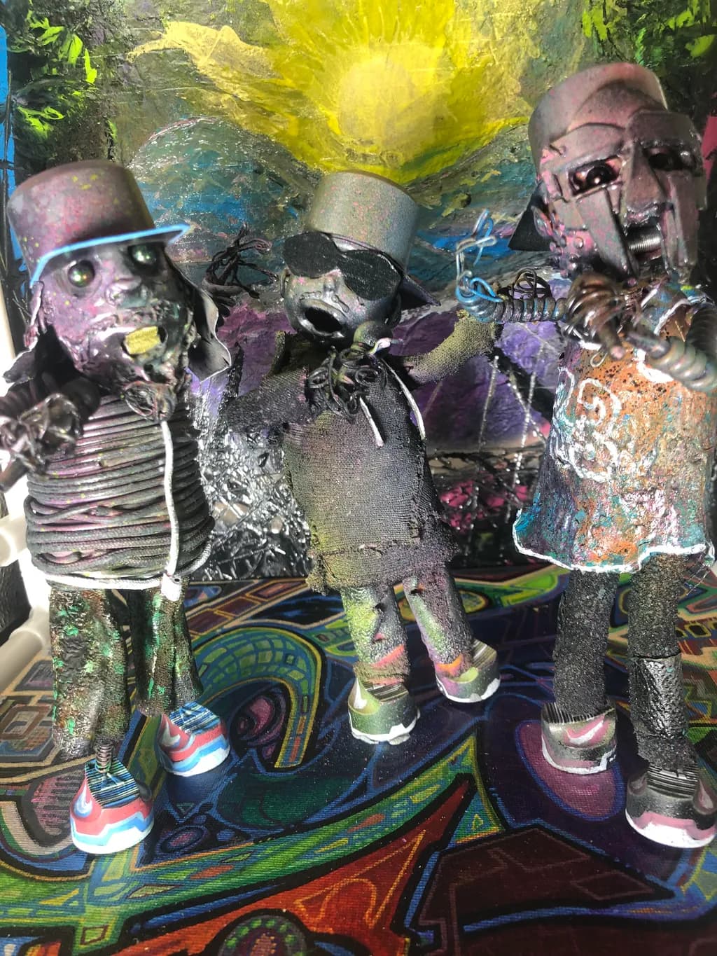 Sunlit Puppet Trio